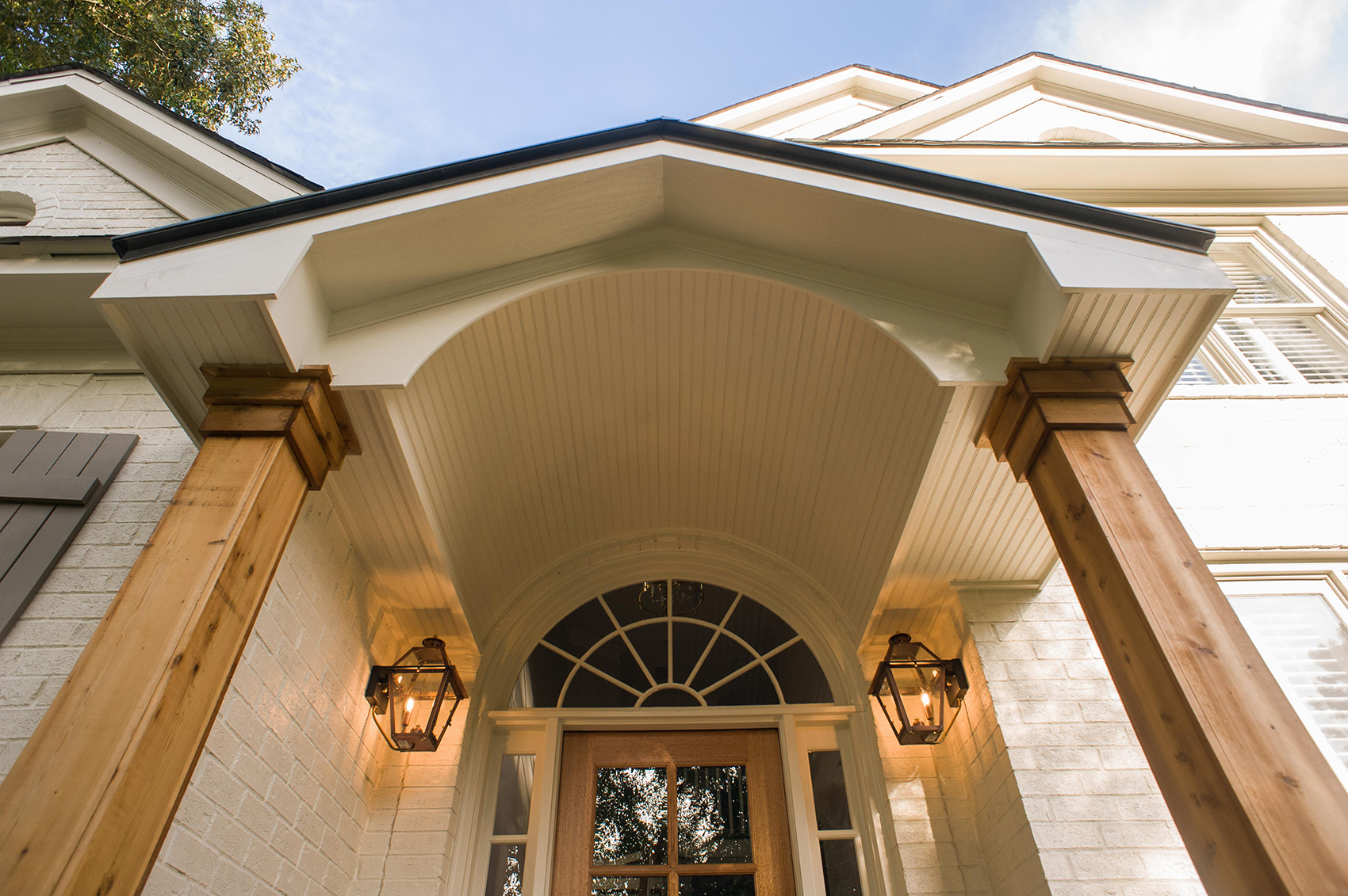 Timber Gabled Portico
